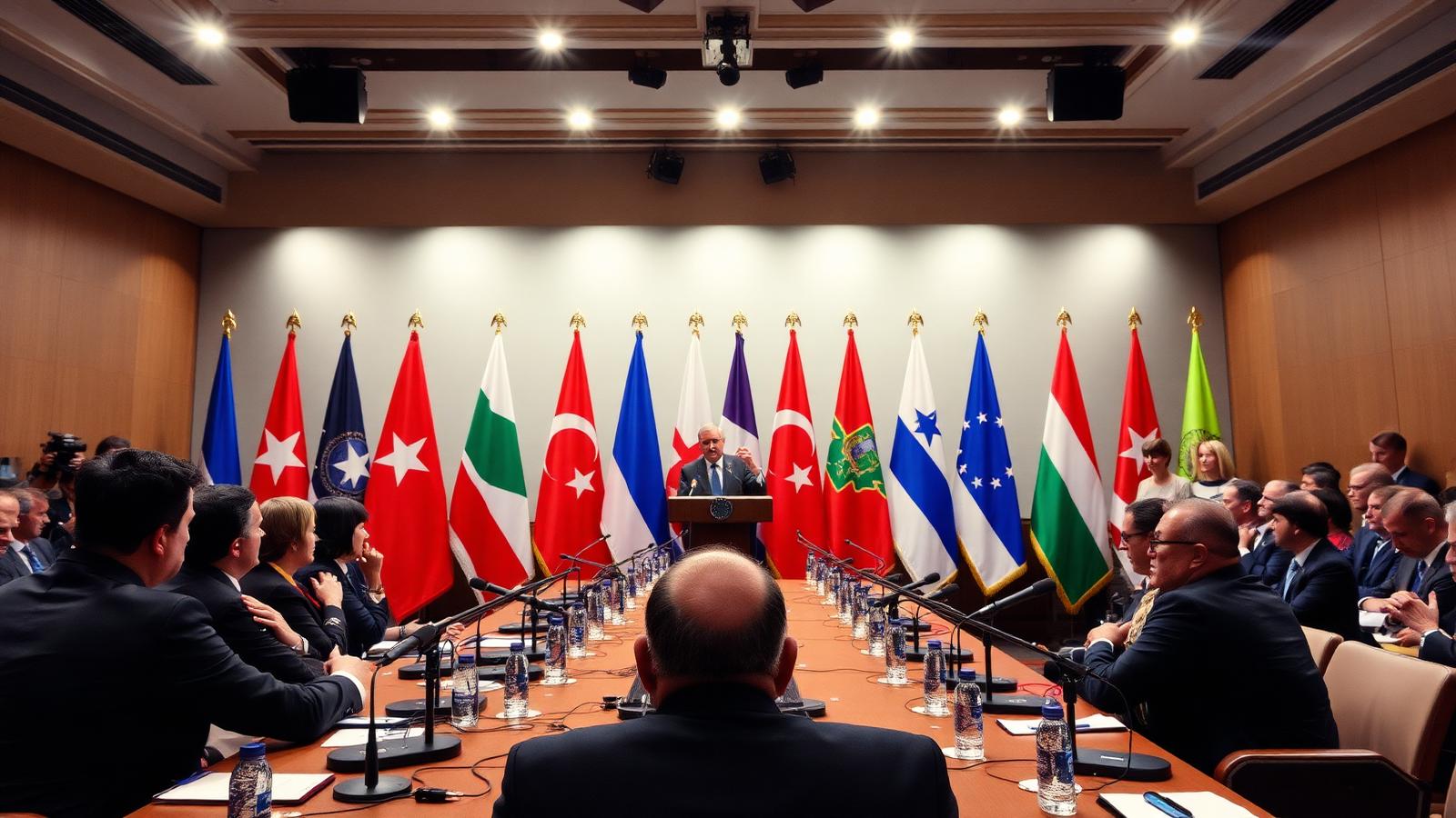 Global summit reaches late-night accord on trade and climate finance
